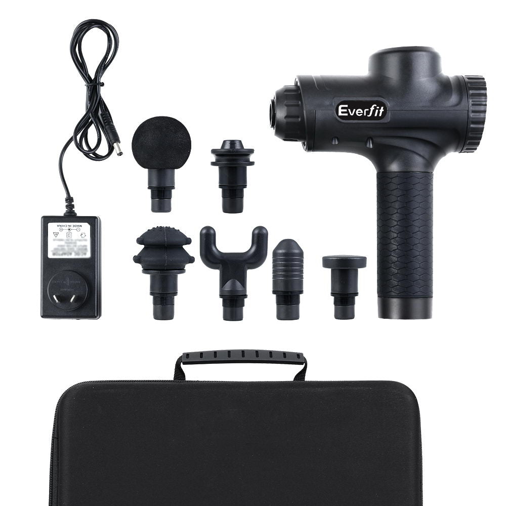Everfit Premium 30 Speed Massage Gun Black