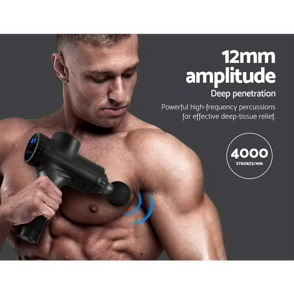 Everfit Premium 30 Speed Massage Gun Black
