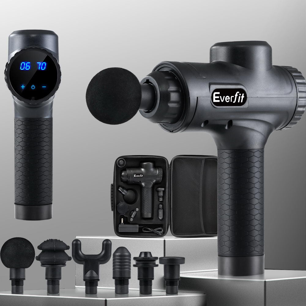 Everfit Premium 30 Speed Massage Gun Black