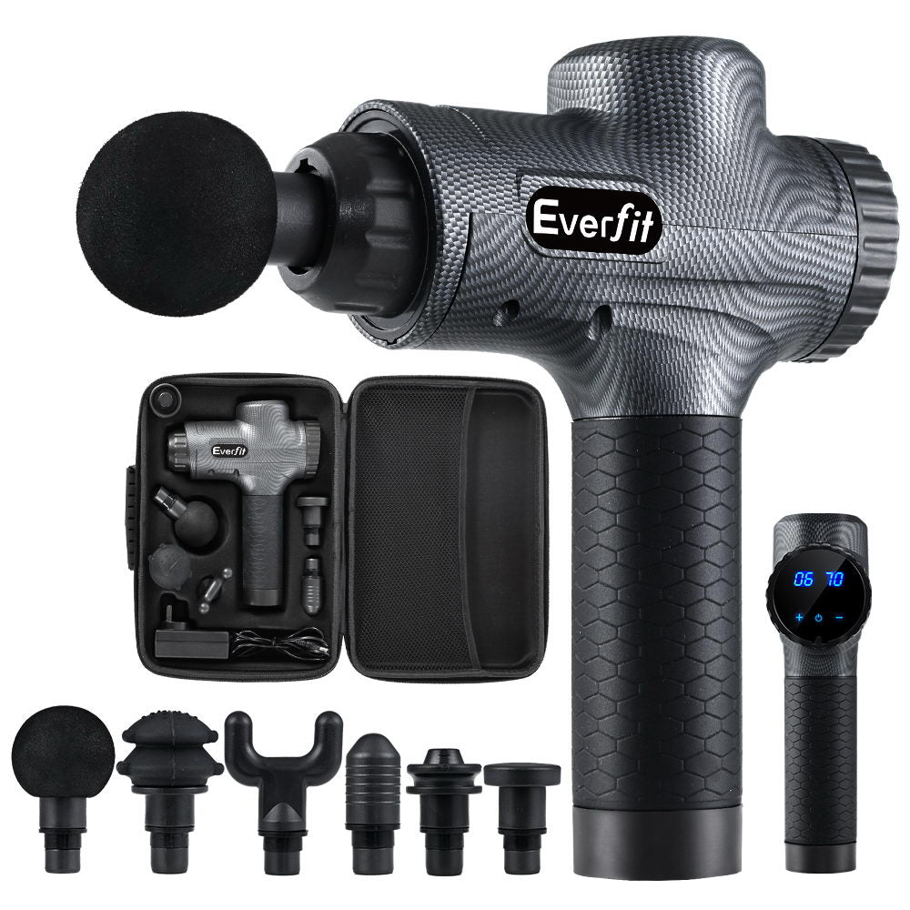 Everfit Premium 30 Speed Massage Gun Grey