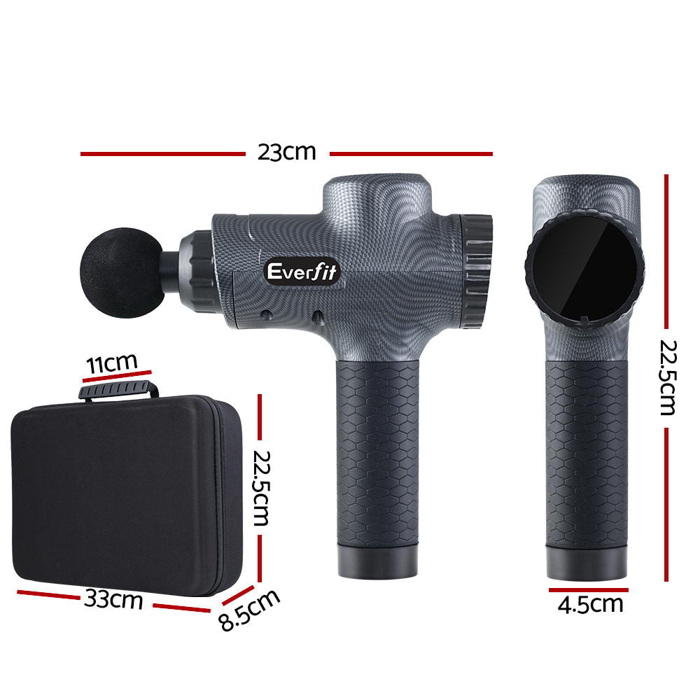 Everfit Premium 30 Speed Massage Gun Grey