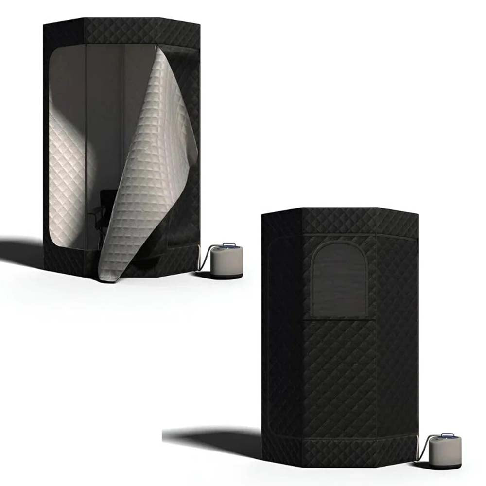 Home Portable Steam Sauna Tent Black