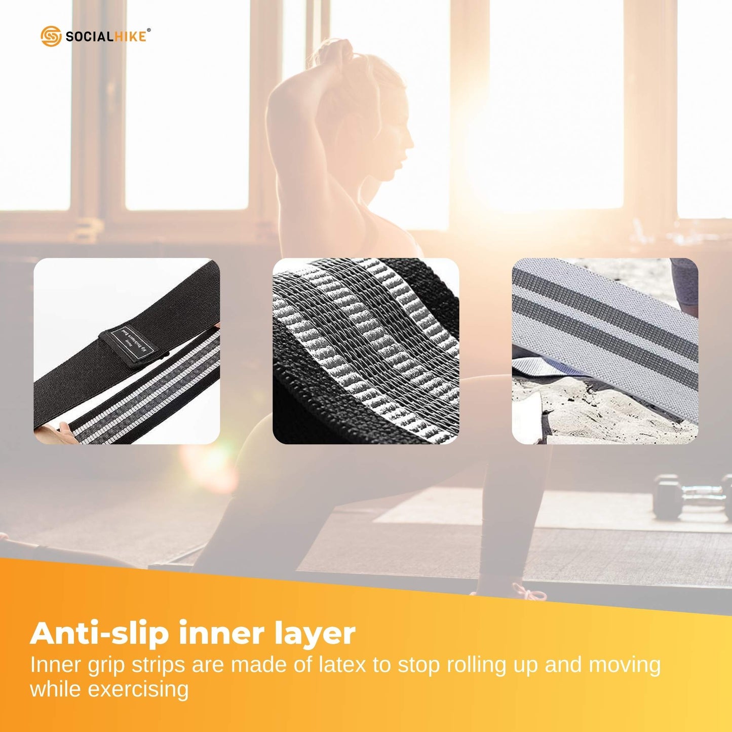 Fabric Resistance Bands 3 Piece Set