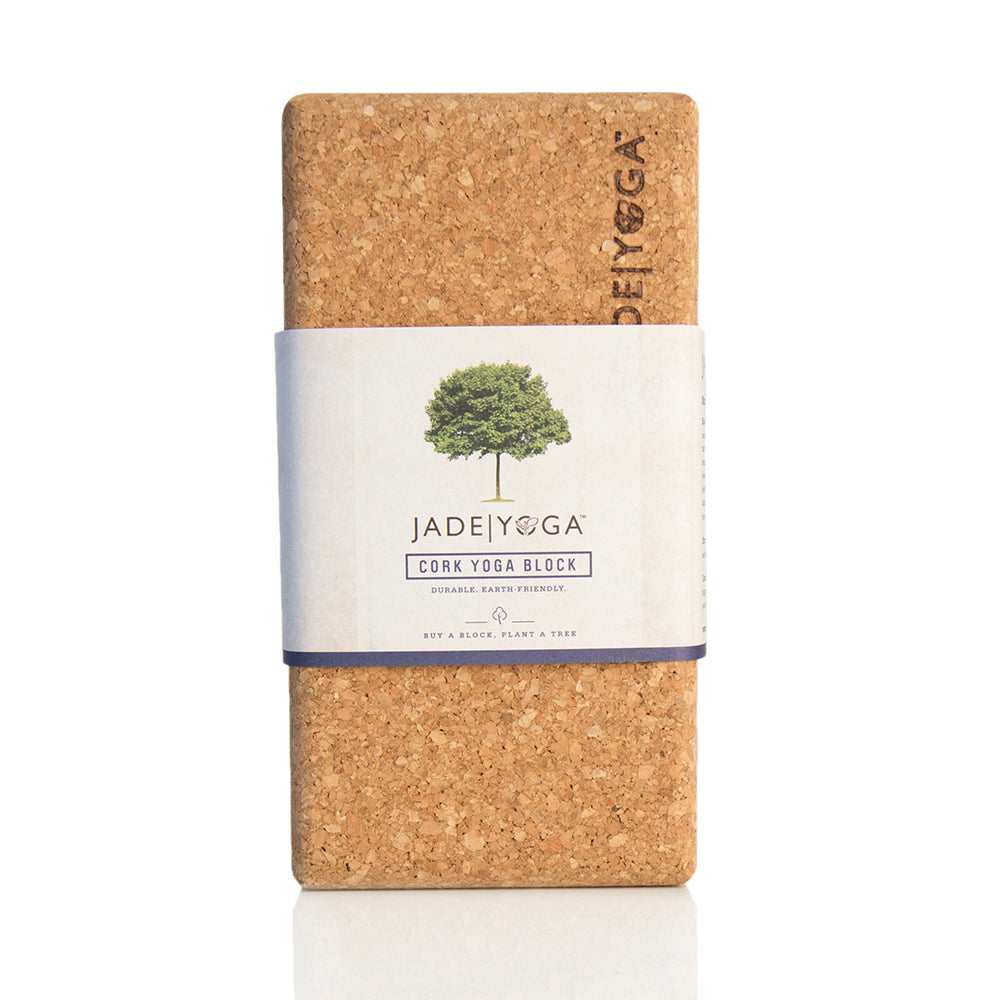 Jade Yoga Cork Yoga Block Small