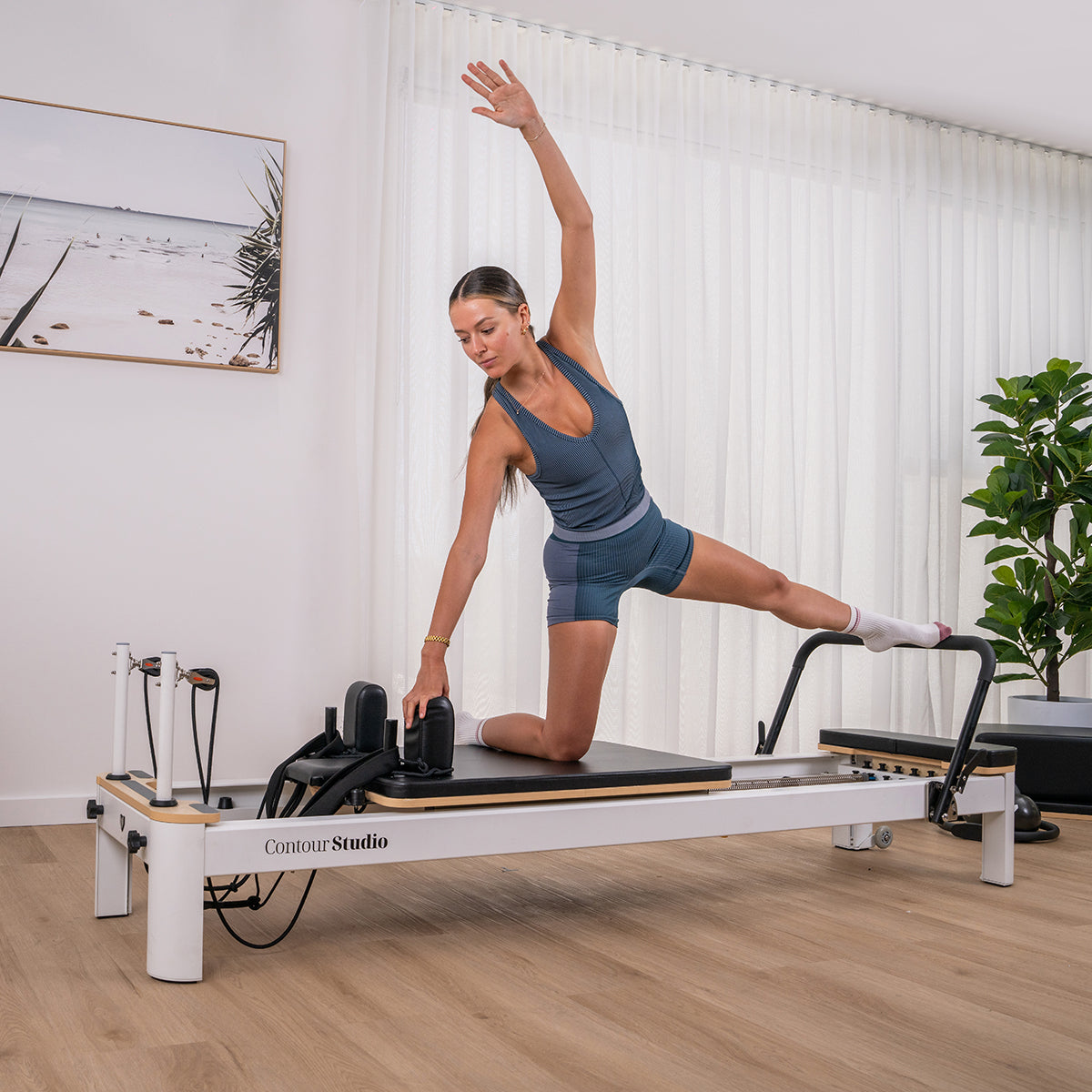 Lifespan Fitness Contour Studio Commercial Pilates Reformer Set