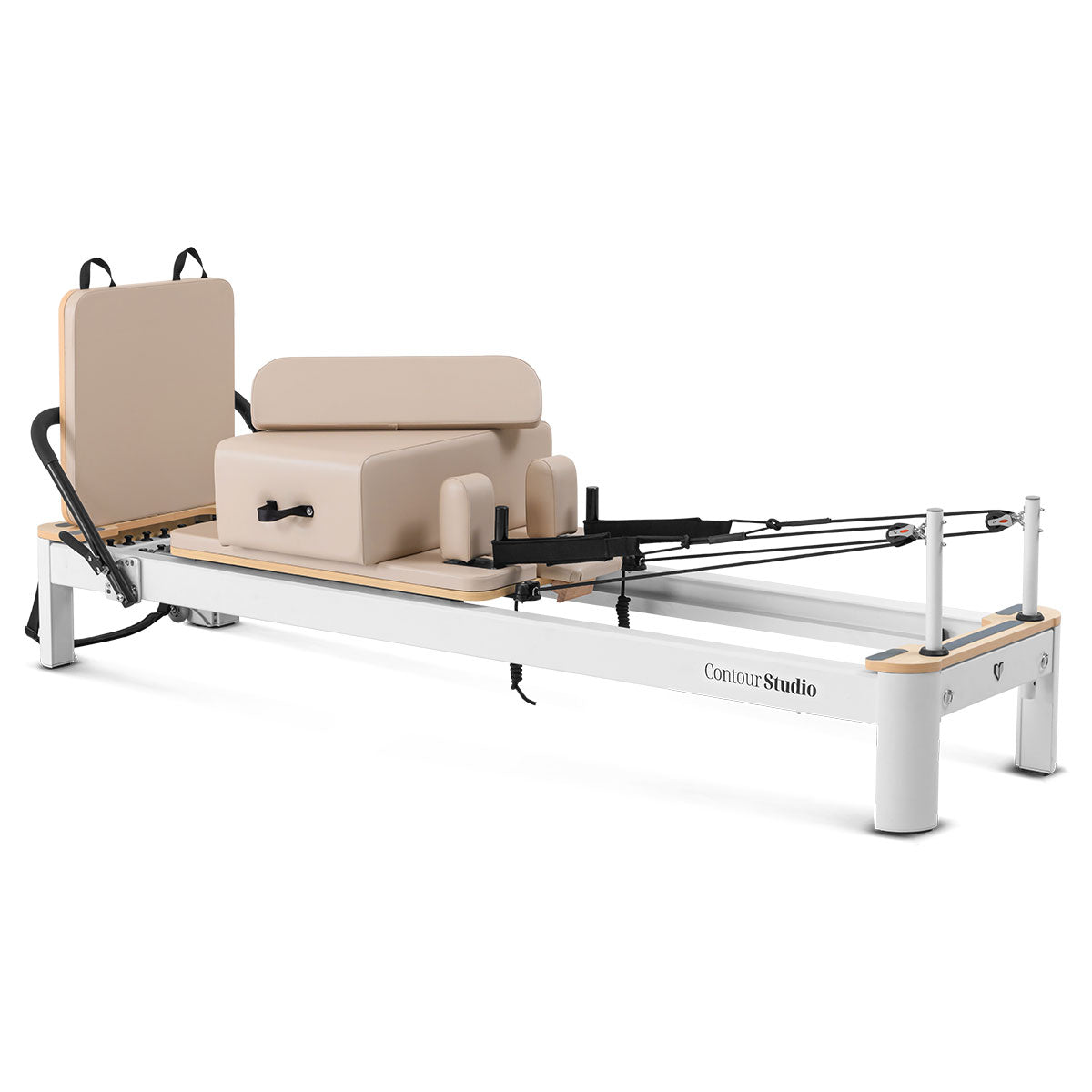 Lifespan Fitness Contour Studio Commercial Beige Pilates Reformer Set