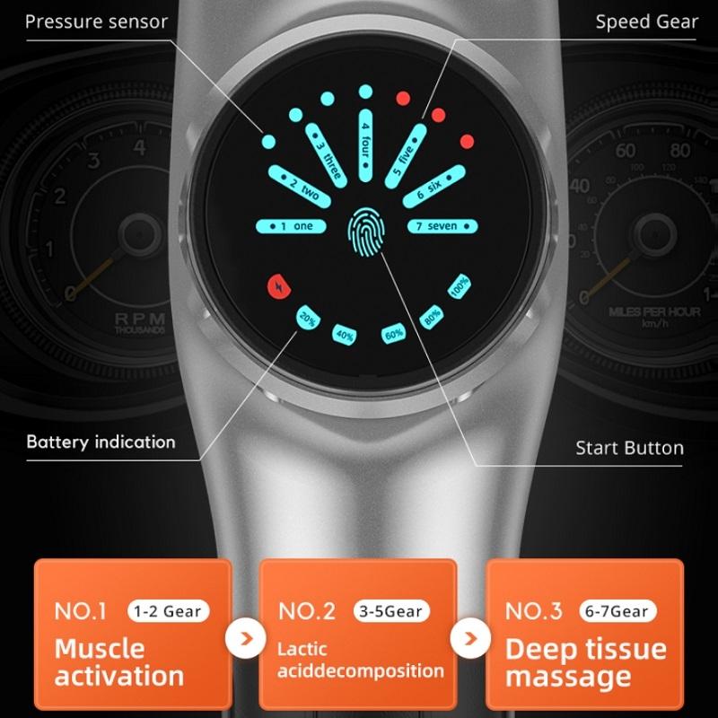 Professional Full Body Massage Gun Black