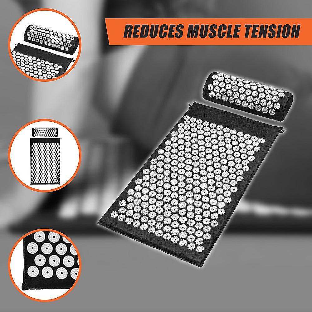 Acupressure Yoga Mat w/Pillow