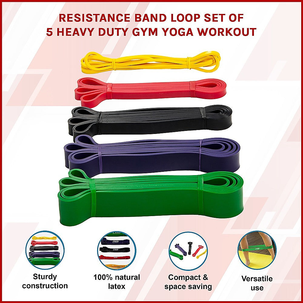 Ultra Loop Resistance Band 5 Piece Set