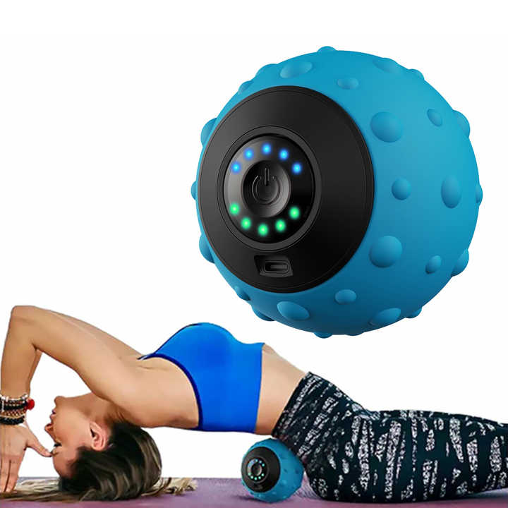 Blue Rechargeable Massage Ball