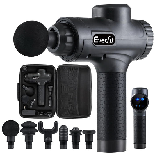 Everfit Premium 30 Speed Massage Gun Black