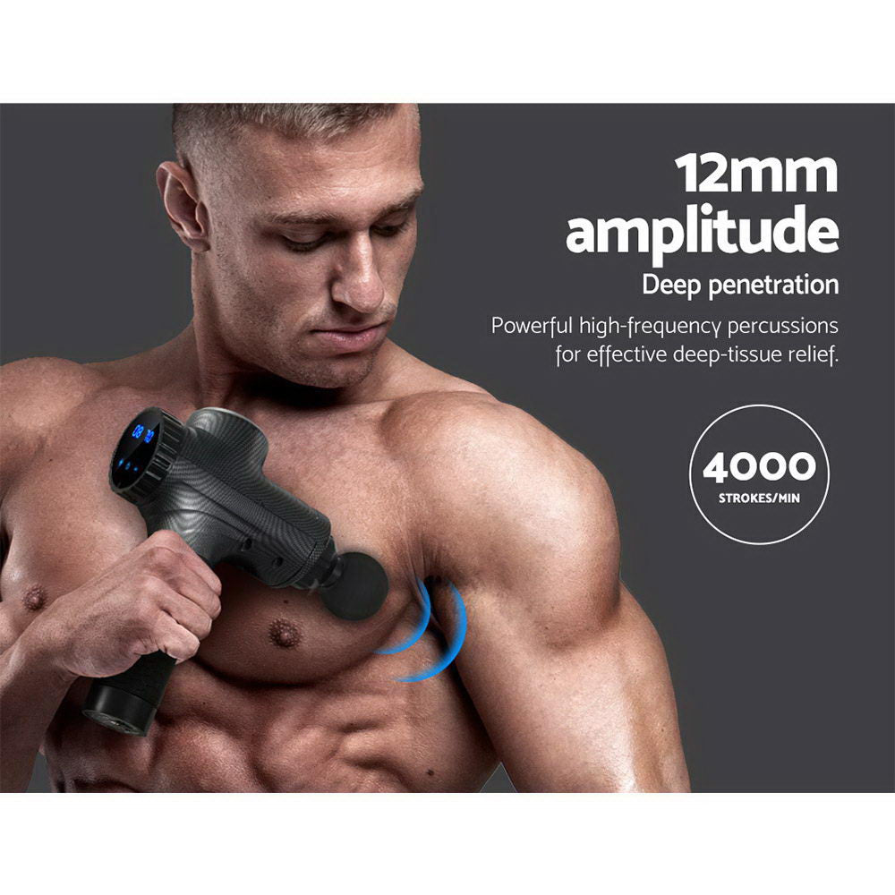 Everfit Premium 30 Speed Massage Gun Grey