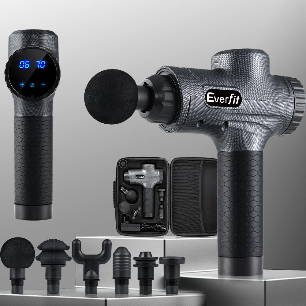 Everfit Premium 30 Speed Massage Gun Grey