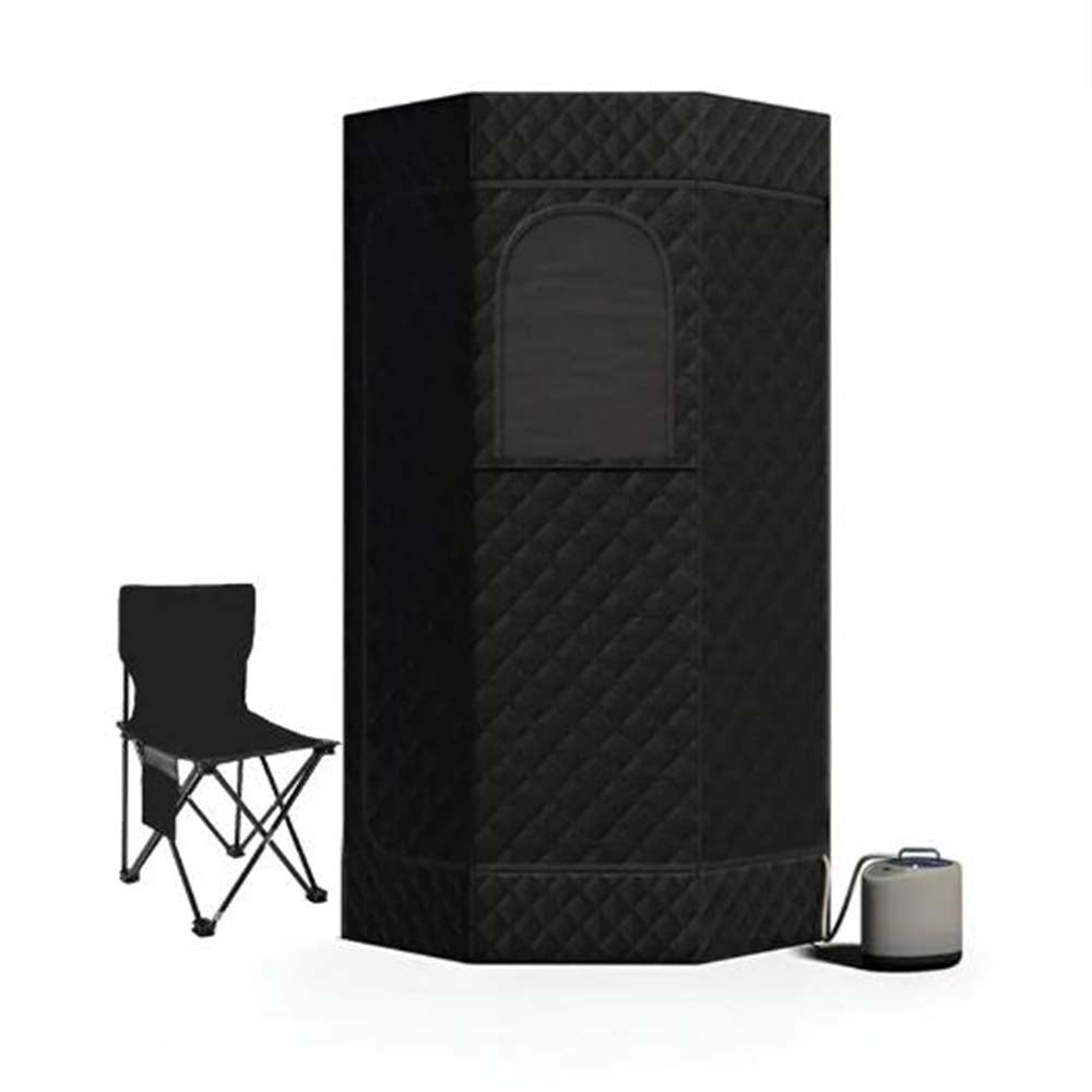 Home Portable Steam Sauna Tent Black