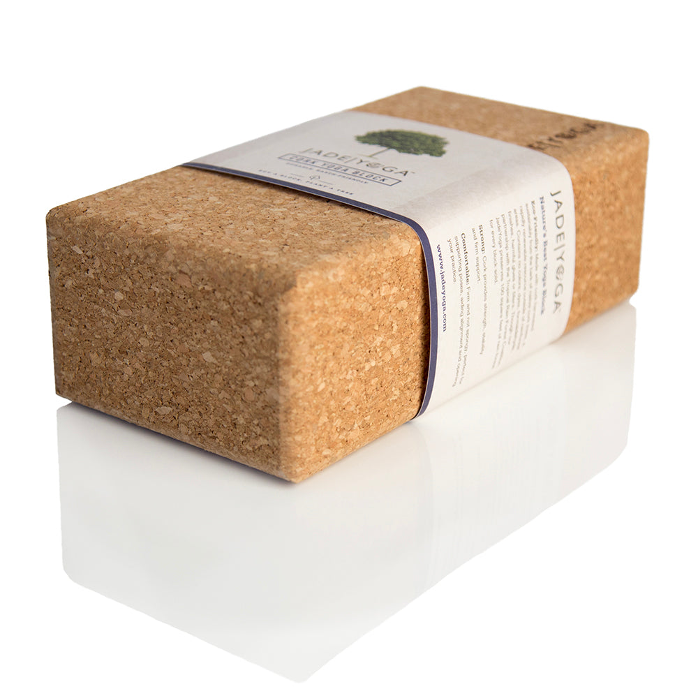 Jade Yoga Cork Yoga Block Small