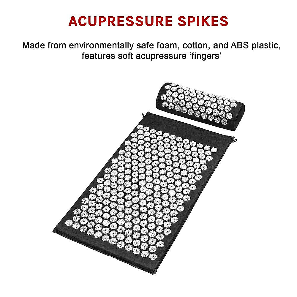 Acupressure Yoga Mat w/Pillow