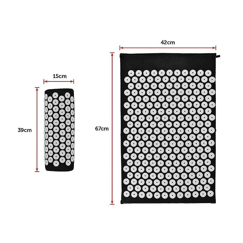 Acupressure Yoga Mat w/Pillow