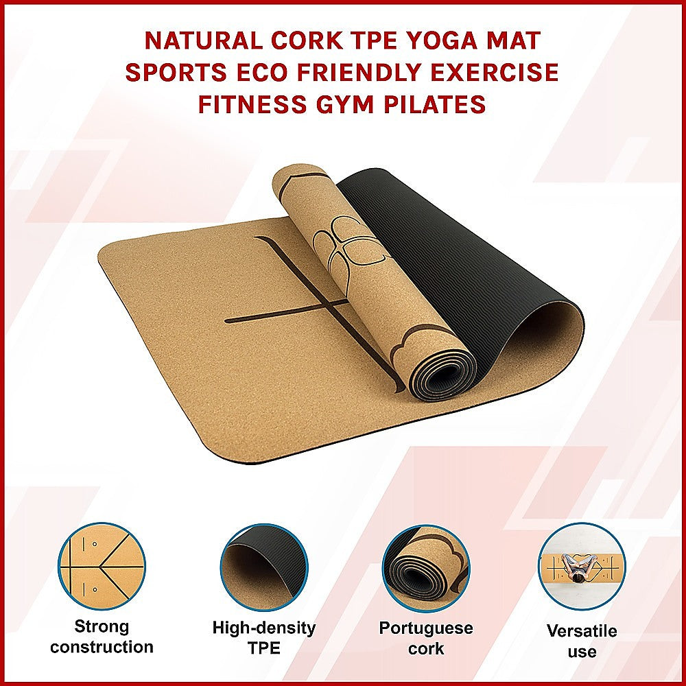 Natural Cork Eco Friendly Yoga Mat