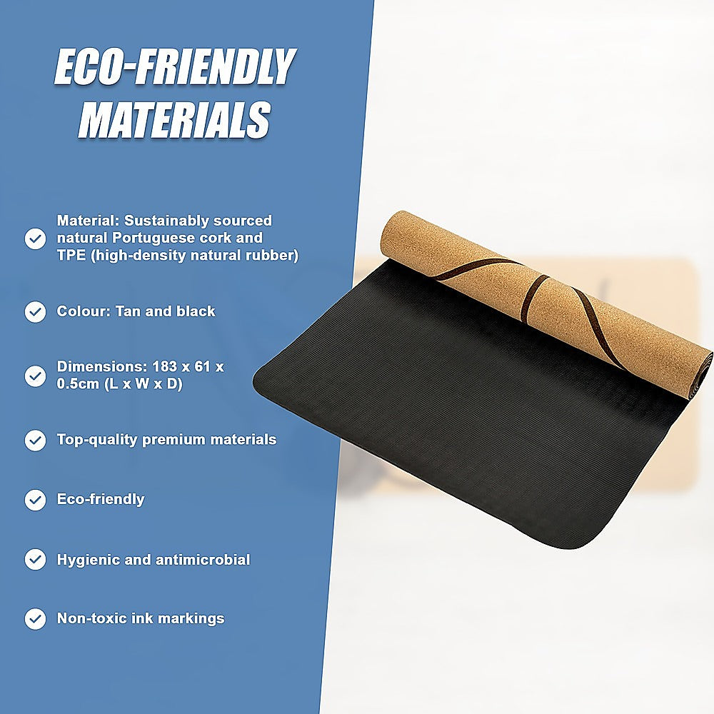 Natural Cork Eco Friendly Yoga Mat