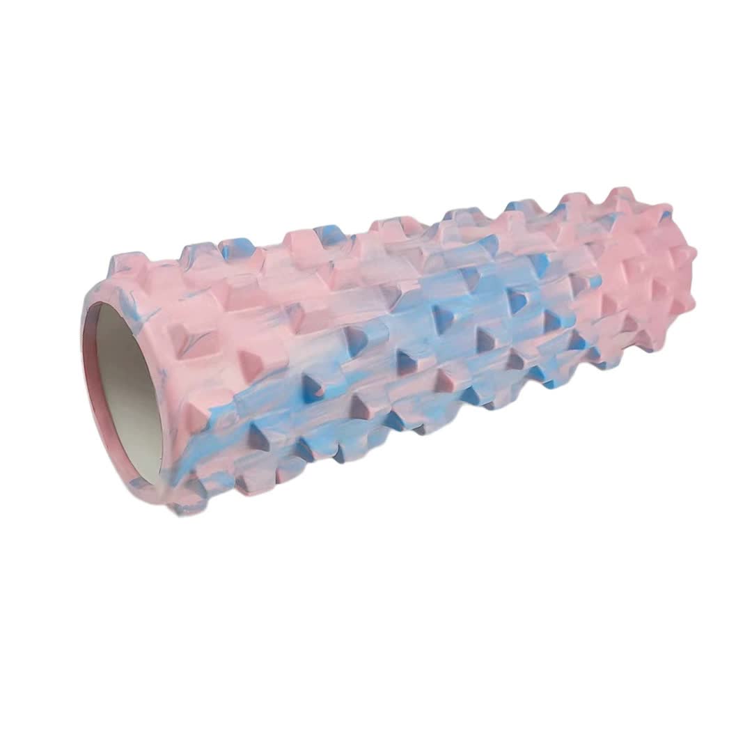 Pink & Blue High Density Hollow Yoga Foam Roller