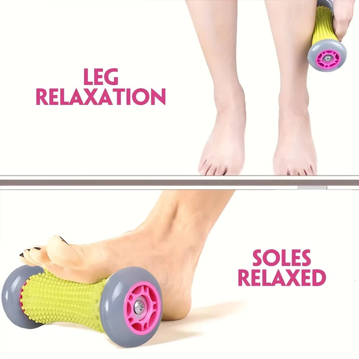 Grey & Black Plantar Fascia Massage Roller