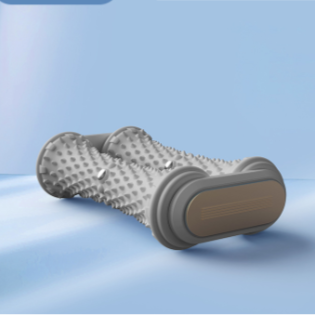 Grey Ergonomic Dual Foot Massage Roller