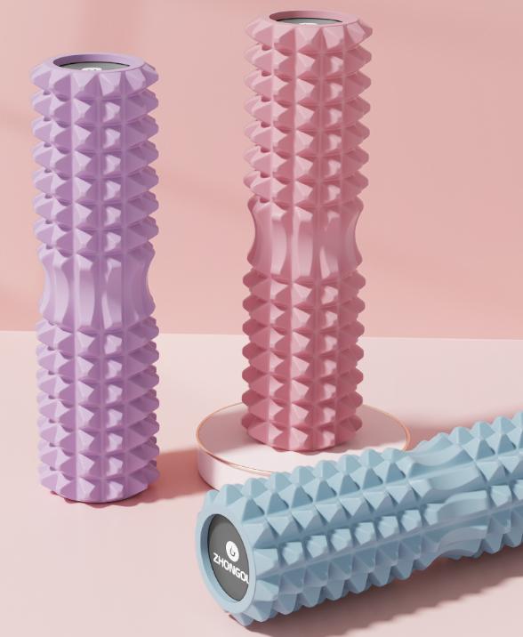 Black High-Density 3D Trigger Point Foam Roller