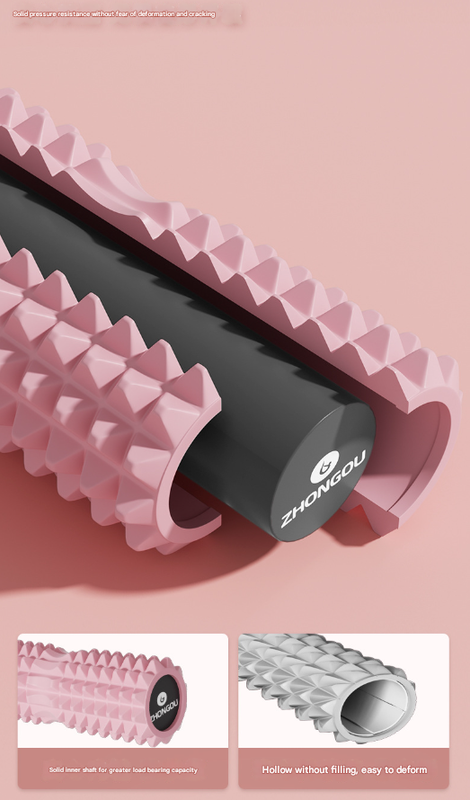 Black High-Density 3D Trigger Point Foam Roller