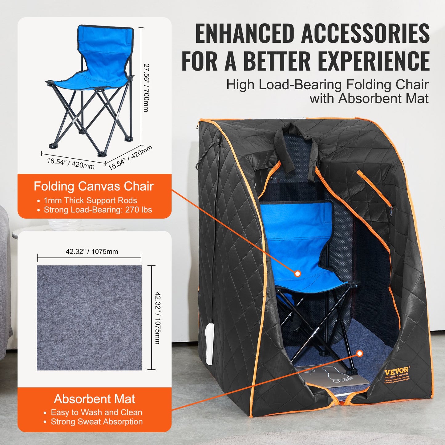 VEVOR Sauna Tent Far Infrared Small