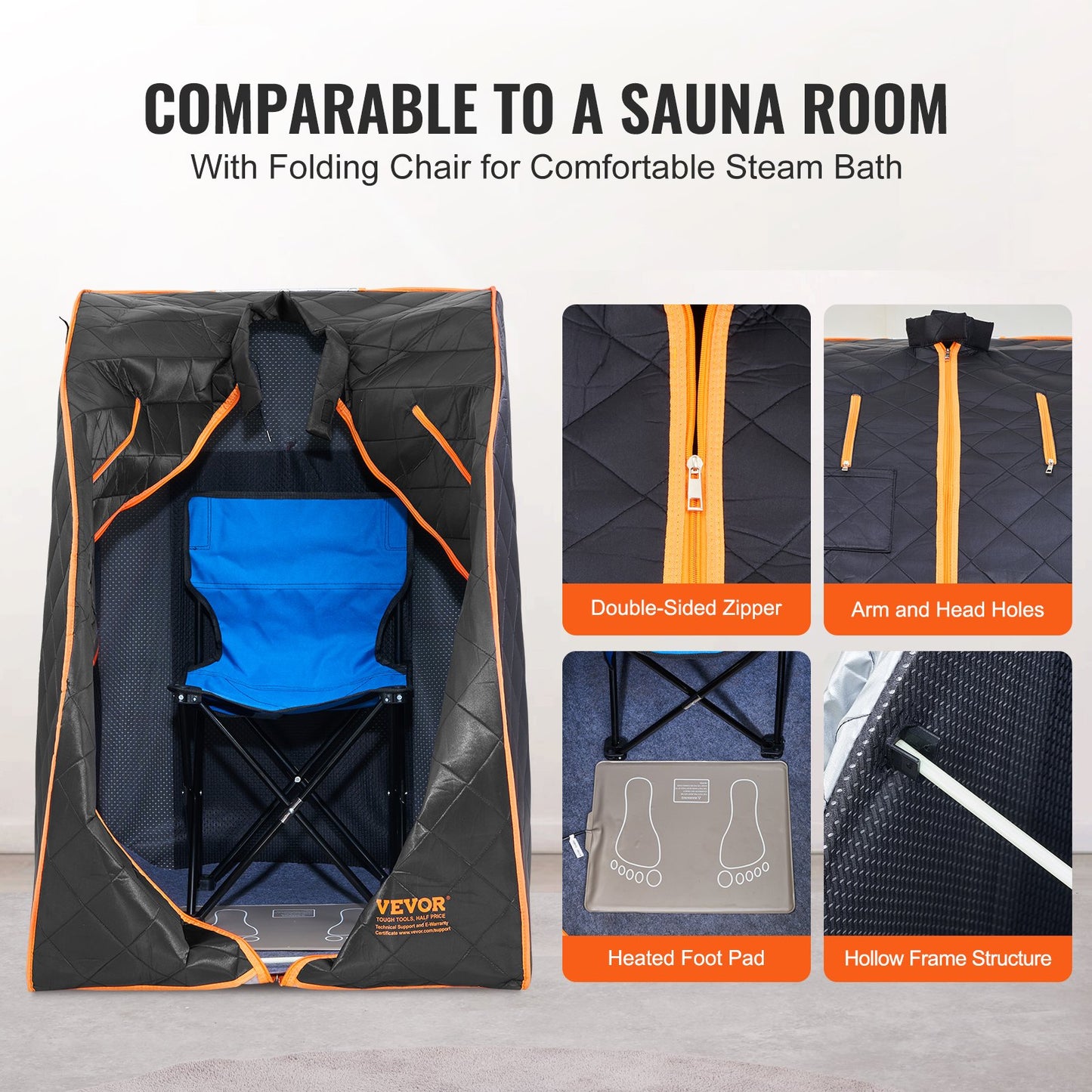 VEVOR Sauna Tent Far Infrared Small