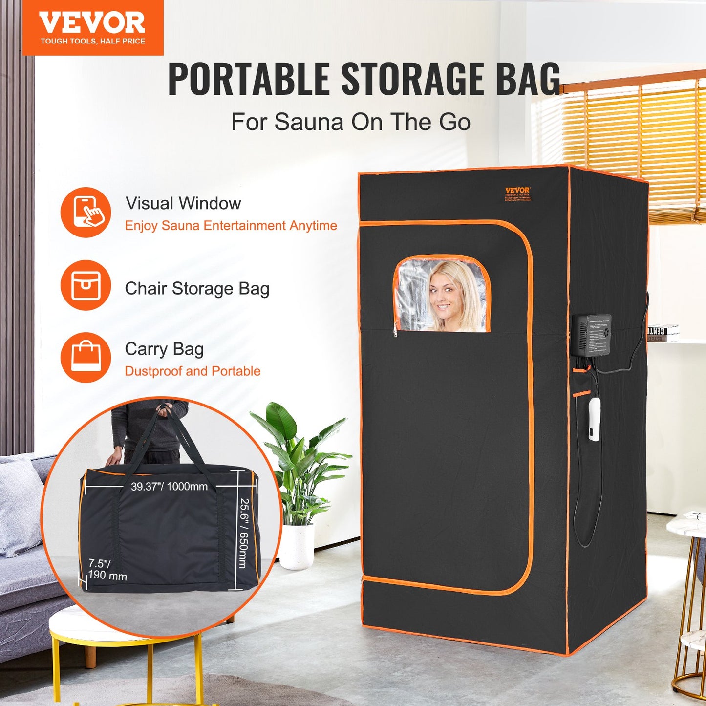 VEVOR Sauna Tent Far Infrared Large