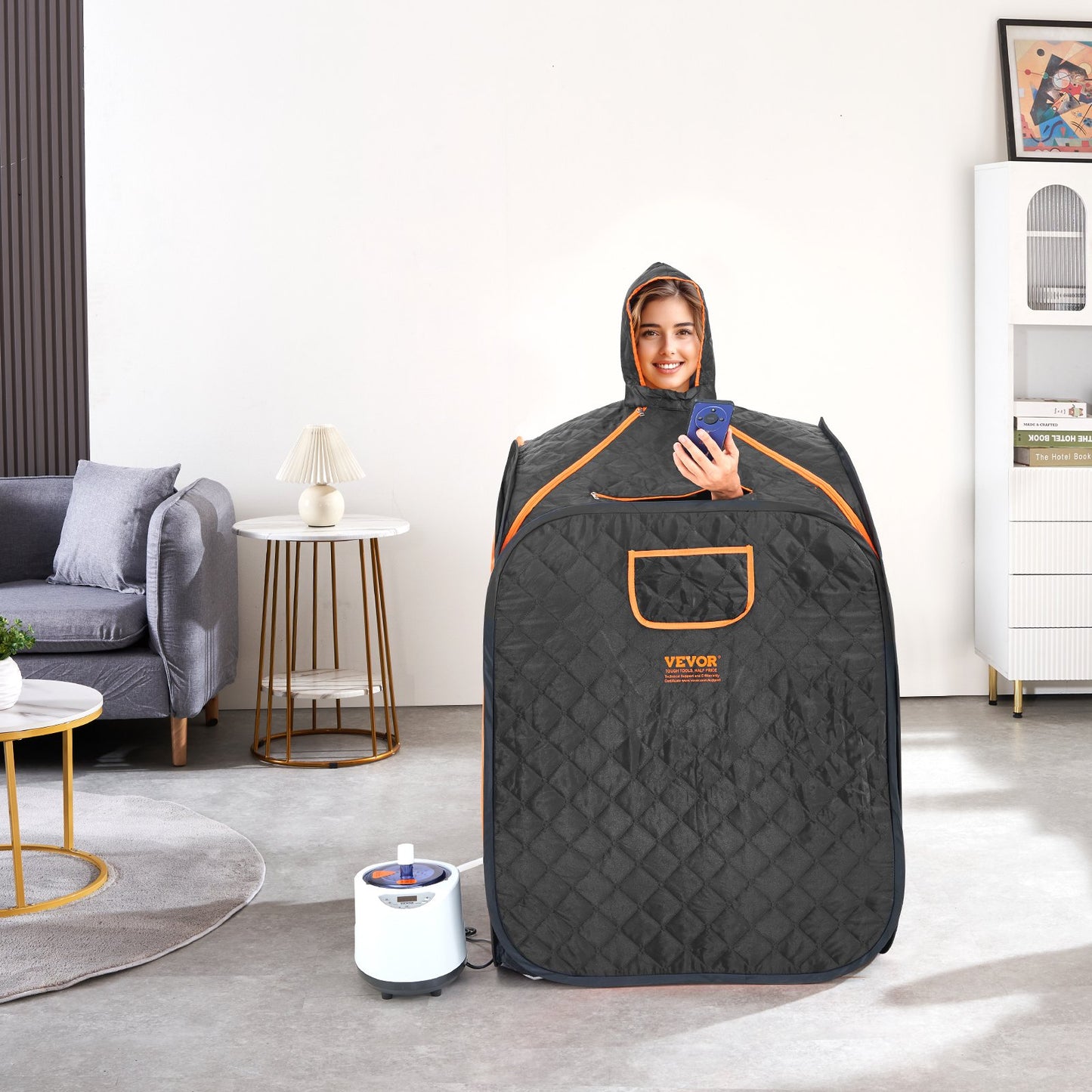 VEVOR Portable Steam Sauna Tent Premium Small